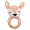 Jollein Bijtring Ø 7cm Deer Pale Pink -Kinderspeelgoed Winkel jollein bijtring o 7cm deer pale pink a283037