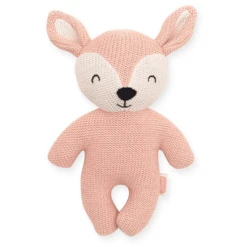 Jollein Knuffel Deer Pale Pink -Kinderspeelgoed Winkel jollein knuffel deer pale pink a283068 4