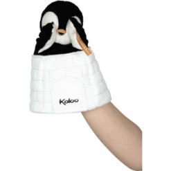 Kaloo ® Kachoo Hand Puppet Pinguin Gablin In Igloo -Kinderspeelgoed Winkel kaloo kachoo hand puppet pinguin gablin in igloo a293115 2