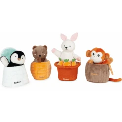 Kaloo ® Kachoo Hand Puppet Pinguin Gablin In Igloo -Kinderspeelgoed Winkel kaloo kachoo hand puppet pinguin gablin in igloo a293115 3