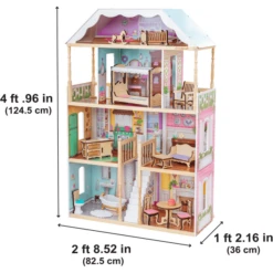 KidKraft® Charlotte Poppenhuis -Kinderspeelgoed Winkel kidkraft charlotte poppenhuis a272692 2