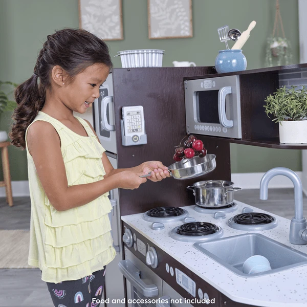 Kidkraft® Espresso Kleur Keuken Uptown 4 Kidkraft® Espresso Kleur Keuken Uptown - Image 2