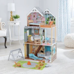 Kidkraft®Poppenhuis Hallie -Kinderspeelgoed Winkel kidkraftpoppenhuis hallie a278342 1