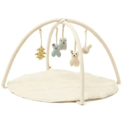 Kids Concept ® Babygym Textiel Natuurlijke Wit -Kinderspeelgoed Winkel kids concept babygym textiel natuurlijke wit a309105 1