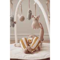 Kids Concept ® Babygym Textiel Natuurlijke Wit -Kinderspeelgoed Winkel kids concept babygym textiel natuurlijke wit a309105 4