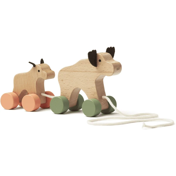 Kids Concept ® Pull-along Eland Familie Edvin 5 Kids Concept ® Pull-along Eland Familie Edvin - Image 3