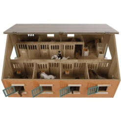 Kids Globe Boerderij Paardenstal Met 7 Boxen -Kinderspeelgoed Winkel kids globe boerderij paardenstal met 7 boxen a367591 2