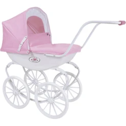 Knorr® Speelgoed Poppenwagen Class Ic Kinderwagen Roze/wit -Kinderspeelgoed Winkel knorr speelgoed poppenwagen class ic kinderwagen roze wit a311355 4