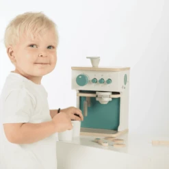 Label-Label - Espressomachine - Groen -Kinderspeelgoed Winkel label label espressomachine groen a393349 3