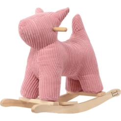 Label Label - Schommelhond - Roze -Kinderspeelgoed Winkel label label schommelhond roze a394321 1