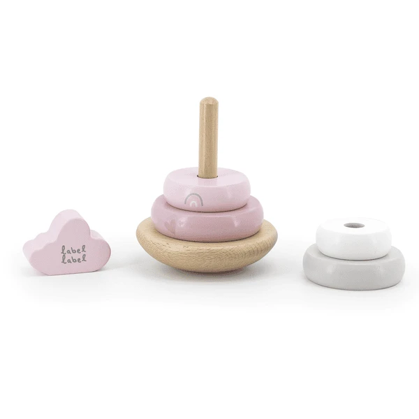 Label-Label - Stapelringen Balance - Roze 4 Label-Label - Stapelringen Balance - Roze - Afbeelding 2