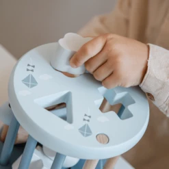 Label Label - Vorm Sorteerwiel - Blauw -Kinderspeelgoed Winkel label label vorm sorteerwiel blauw a394286 1