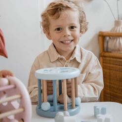 Label Label - Vorm Sorteerwiel - Blauw -Kinderspeelgoed Winkel label label vorm sorteerwiel blauw a394286 3