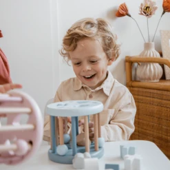 Label Label - Vorm Sorteerwiel - Blauw -Kinderspeelgoed Winkel label label vorm sorteerwiel blauw a394286 4