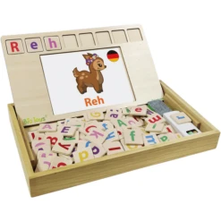 LEXIBOOK Bio Toys Word School Tweetalig: Engels - Duits -Kinderspeelgoed Winkel lexibook bio toys word school tweetalig engels duits a408283 2
