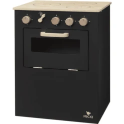 Micki Kooktoestel Premium Zwart -Kinderspeelgoed Winkel micki kooktoestel premium zwart a360662 3