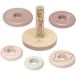 Micki Stapelspeelgoed Roze -Kinderspeelgoed Winkel micki stapelspeelgoed roze a360480 2