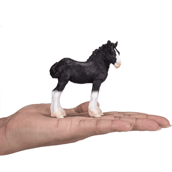 Mojo Horse S Toy Horse Shire Veulen Zwart 4 Mojo Horse S Toy Horse Shire Veulen Zwart - Afbeelding 2