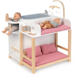 MUSTERKIND ® Dolls' Centre "Viola" Wit/naturel/oudroze -Kinderspeelgoed Winkel musterkind dolls centre viola wit naturel oudroze a392688 2