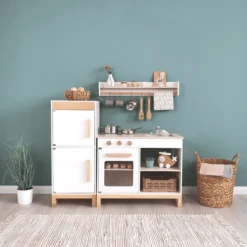 MUSTERKIND ® Speel Keuken- Magnolia - Wit/natuurlijk -Kinderspeelgoed Winkel musterkind speel keuken magnolia wit natuurlijk a301990 4