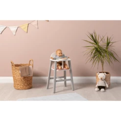 MUSTERKIND ® Viola Poppenstoel Grijs/wit/oud Roze -Kinderspeelgoed Winkel musterkind viola poppenstoel grijs wit oud roze a326741 3