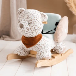 Nattou Boris En Jungo Schommeldier - Jungo Luipaard -Kinderspeelgoed Winkel nattou boris en jungo schommeldier jungo luipaard a367453 3