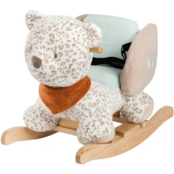 Nattou Boris En Jungo Schommeldier - Jungo Luipaard -Kinderspeelgoed Winkel nattou boris en jungo schommeldier jungo luipaard a367453 4