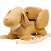Nattou Charlie Rocking Animal Jacquard Caramel -Kinderspeelgoed Winkel nattou charlie rocking animal jacquard caramel a389646