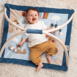 Nattou Jim & Bob Speelkussen Met Strik -Kinderspeelgoed Winkel nattou jim bob speelkussen met strik a343573 4