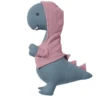 Nordic Coast Company Knuffel Mousseline Dino Hannah -Kinderspeelgoed Winkel nordic coast company knuffel mousseline dino hannah a399024