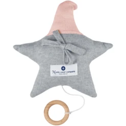 Nordic Coast Company Muziekdoos Ster Roze-grijs -Kinderspeelgoed Winkel nordic coast company muziekdoos ster roze grijs a399032 3