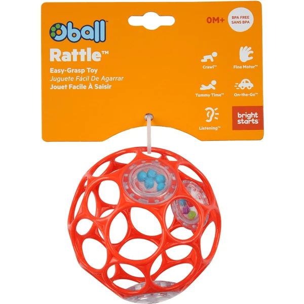 Oball™ Rattle Rood 10 Cm 6 Oball™ Rattle Rood 10 Cm - Image 4