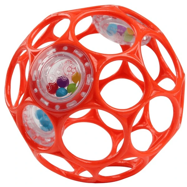 Oball™ Rattle Rood 10 Cm 3 Oball™ Rattle Rood 10 Cm