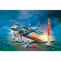 Playmobil Lucht Stunt Show Tweedekker "Phoenix -Kinderspeelgoed Winkel playmobil lucht stunt show tweedekker phoenix a361374 2