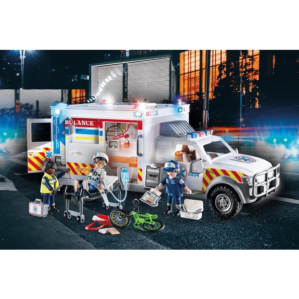 PLAYMOBIL ® Reddingsvoertuig US Ambulance 4 PLAYMOBIL ® Reddingsvoertuig US Ambulance - Image 2