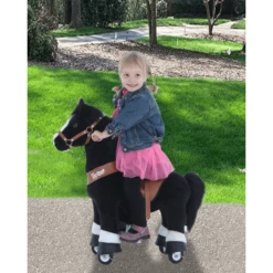 PonyCycle ® Black Met Rem En Geluid - Klein 8 PonyCycle ® Black Met Rem En Geluid - Klein -Kinderspeelgoed Winkel ponycycle black met rem en geluid klein a313689 1