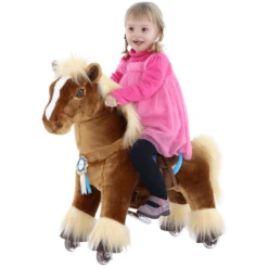 PonyCycle® Bruin Paard, Klein 8 PonyCycle® Bruin Paard, Klein -Kinderspeelgoed Winkel ponycycle bruin paard klein a287967 1