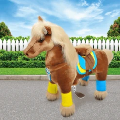 PonyCycle® Paard Brown Middelgroot -Kinderspeelgoed Winkel ponycycle paard brown middelgroot a275569 4