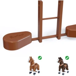 PonyCycle ® Pedal Pads - Pedal Adapter Voor U-Types, Bruin 10 PonyCycle ® Pedal Pads - Pedal Adapter Voor U-Types, Bruin -Kinderspeelgoed Winkel ponycycle pedal pads pedal adapter voor u types bruin a315975 3