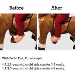 PonyCycle ® Pedal Pads - Pedal Adapter Voor U-Types, Bruin 11 PonyCycle ® Pedal Pads - Pedal Adapter Voor U-Types, Bruin -Kinderspeelgoed Winkel ponycycle pedal pads pedal adapter voor u types bruin a315975 4