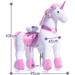 PonyCycle ® Roze Eenhoorn -Kinderspeelgoed Winkel ponycycle roze eenhoorn a338465 2
