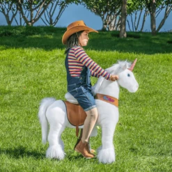 PonyCycle ® White Eenhoorn -Kinderspeelgoed Winkel ponycycle white eenhoorn a338463 2