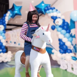 PonyCycle ® White Eenhoorn -Kinderspeelgoed Winkel ponycycle white eenhoorn a338463 3