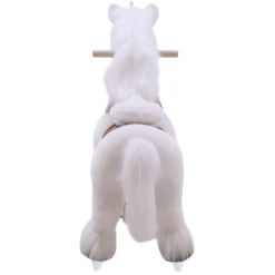 PonyCycle ® Witte Eenhoorn Met Rem - Groot -Kinderspeelgoed Winkel ponycycle witte eenhoorn met rem groot a313696 2