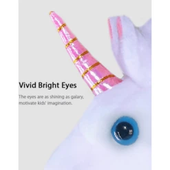 PonyCycle ® Witte Eenhoorn Met Rem - Groot -Kinderspeelgoed Winkel ponycycle witte eenhoorn met rem groot a313696 4