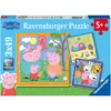 Ravensburger 3x39 Puzzel - Peppa's Familie En Vrienden -Kinderspeelgoed Winkel ravensburger 3x39 puzzel peppas familie en vrienden a341696