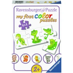 Ravensburger Mijn First Color Puzzels - Mijn Favoriete Dierenkinderen -Kinderspeelgoed Winkel ravensburger mijn first color puzzels mijn favoriete dierenkinderen a273087 4