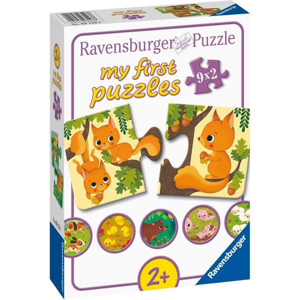 Ravensburger Mijn First Puzzel - Dieren En Hun Kinderen 4 Ravensburger Mijn First Puzzel - Dieren En Hun Kinderen - Image 2