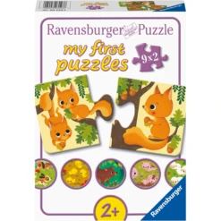 Ravensburger Mijn First Puzzel - Dieren En Hun Kinderen