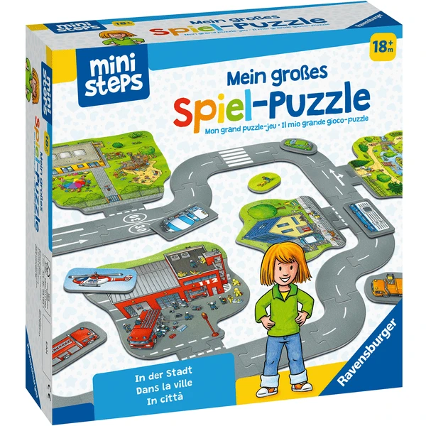 Ravensburger Mini Steps Mijn Grote Speelpuzzel: In De Stad 6 Ravensburger Mini Steps Mijn Grote Speelpuzzel: In De Stad - Image 4